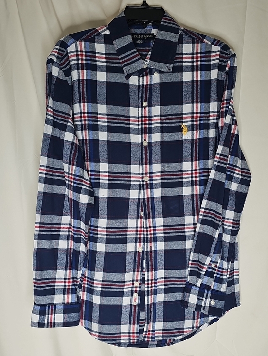 U.S. Polo Assn. Other - U.S. Polo Assn. Navy, White and Red Plaid Button-Down Shirt